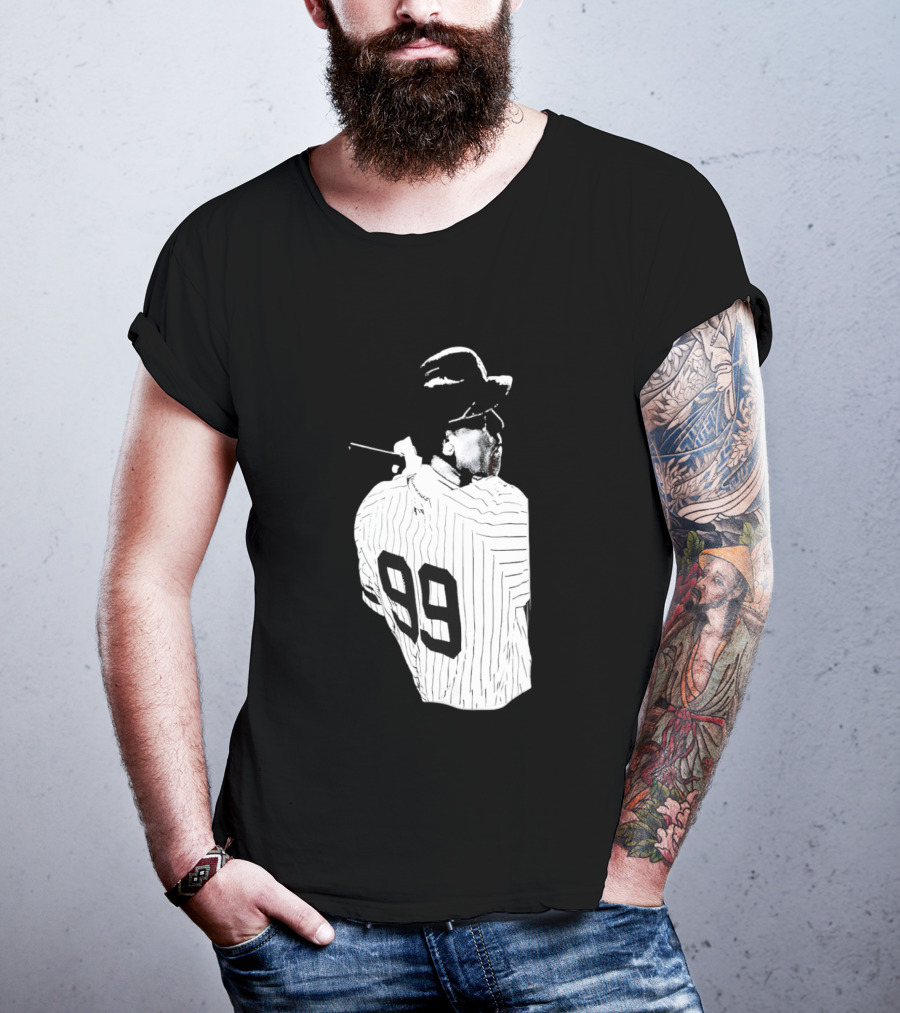 New York Yankees Aaron Judge 99 Pinstripes T-Shirt