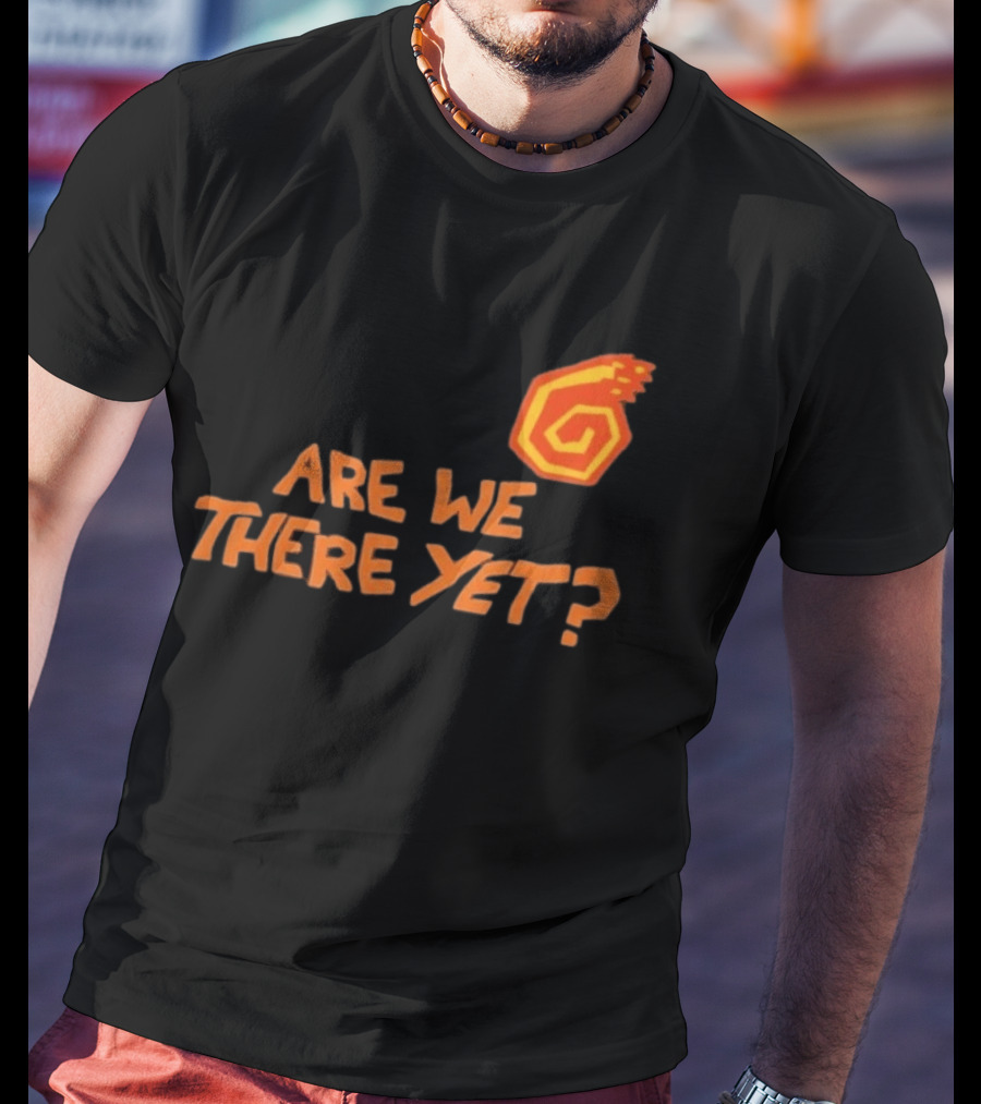 James Marriott Are We There Yet Orange Spiral T-Shirt