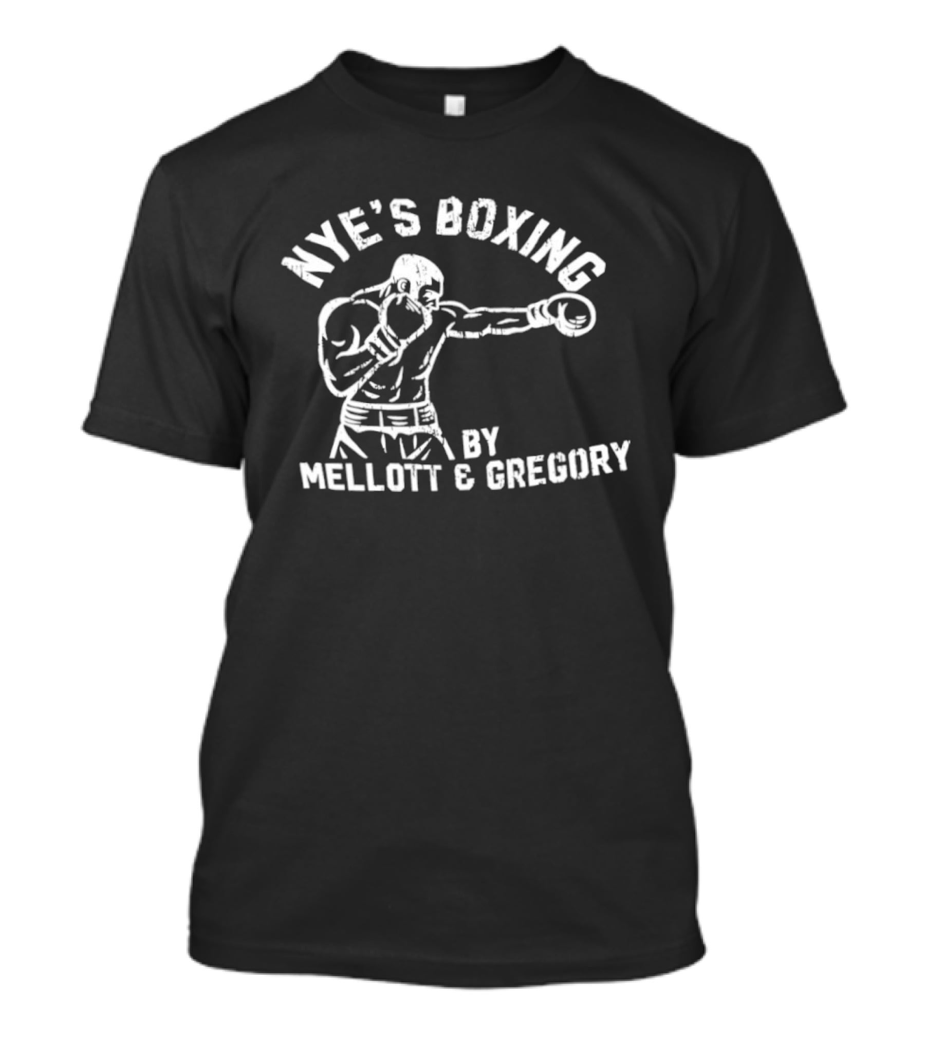Nye's Boxing Mellott Gregory Fighter Punching T-Shirt