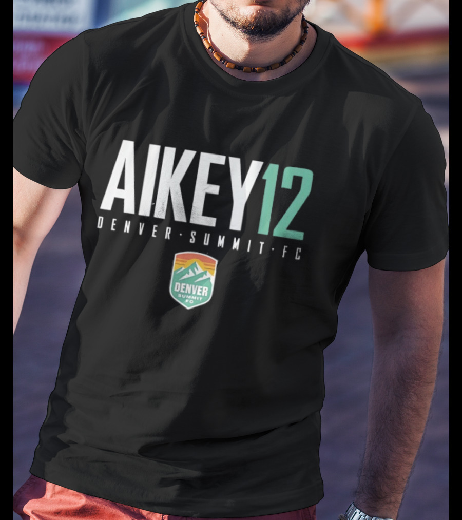 Aikey 12 Denver Summit FC Elite Team Name And Number T-Shirt
