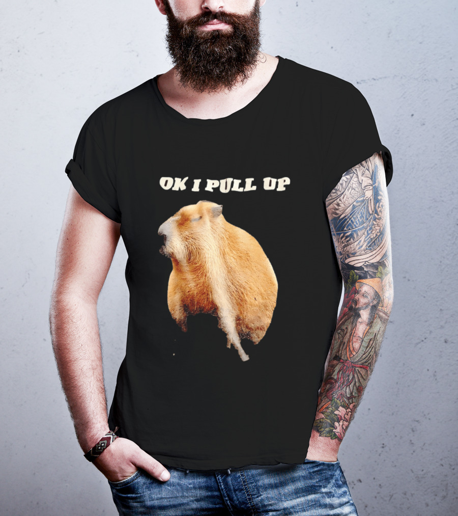 Ok I Pull Up Capybara Meme T-Shirt