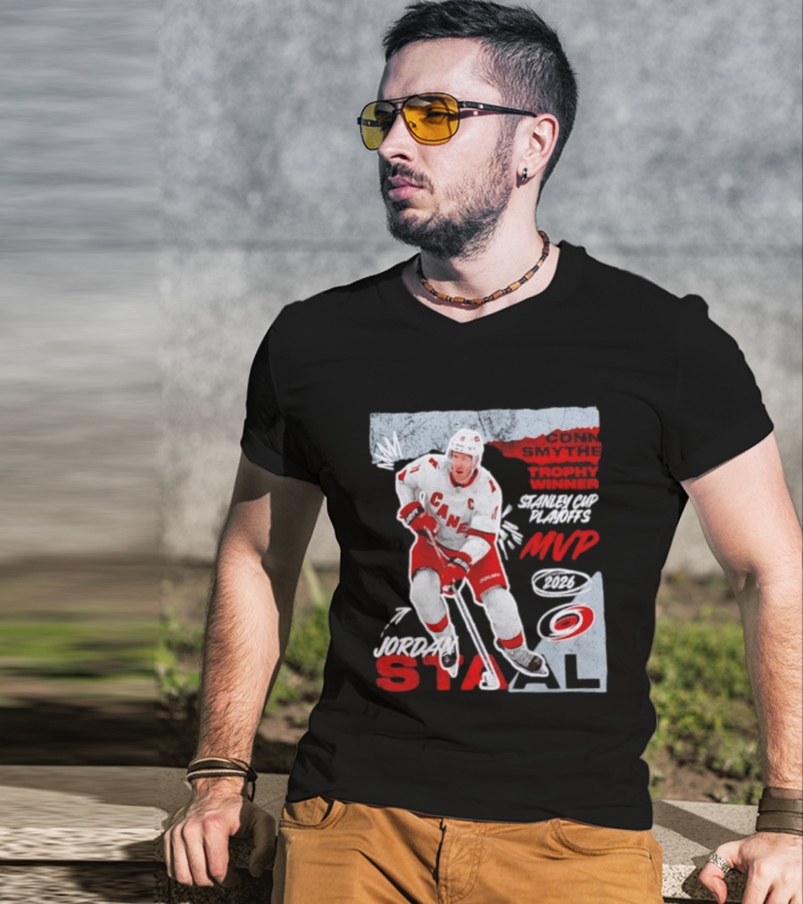 Jordan Staal Carolina Hurricanes Conn Smythe Trophy Winner 2026 Stanley Cup Playoffs MVP 2021 T-Shirt