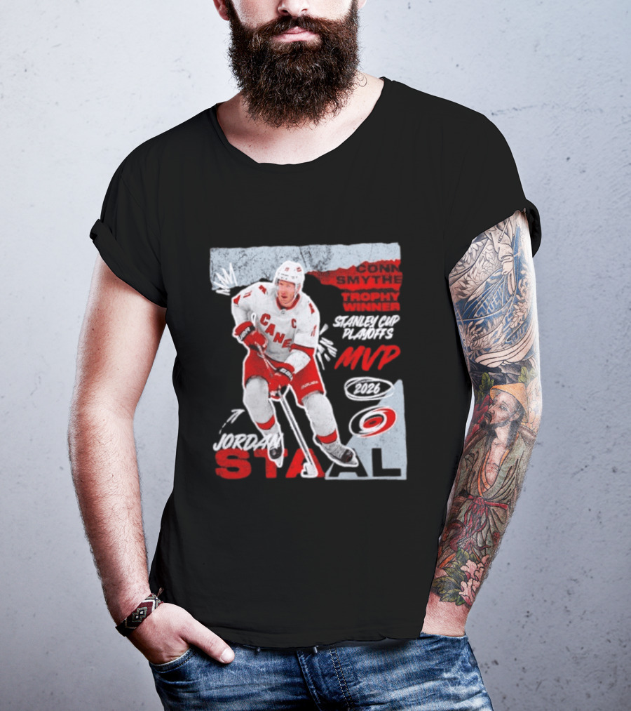 Jordan Staal Carolina Hurricanes Conn Smythe Trophy Winner 2026 Stanley Cup Playoffs MVP 2021 T-Shirt