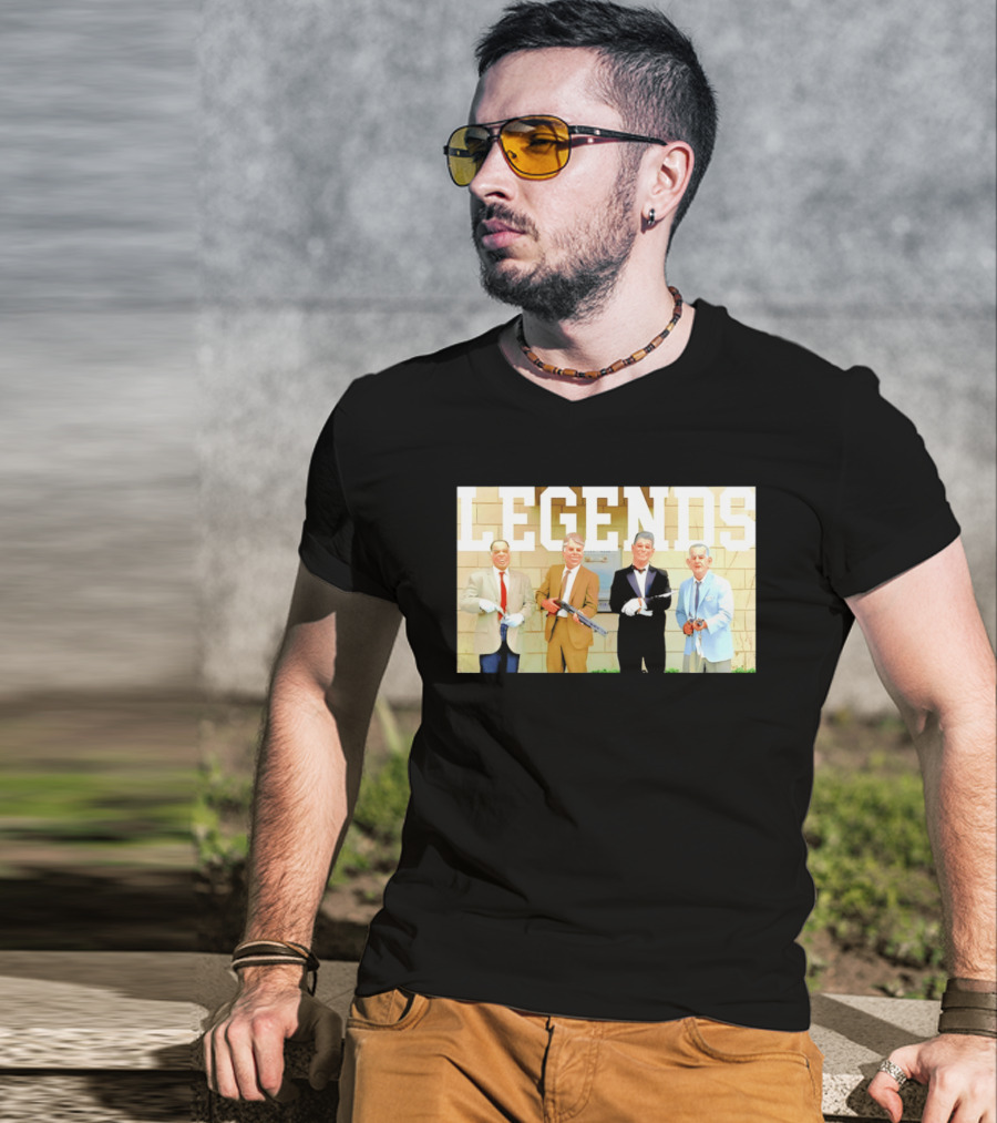 LEGENDS Ex Presidents Point Break Presidential Masks T-Shirt