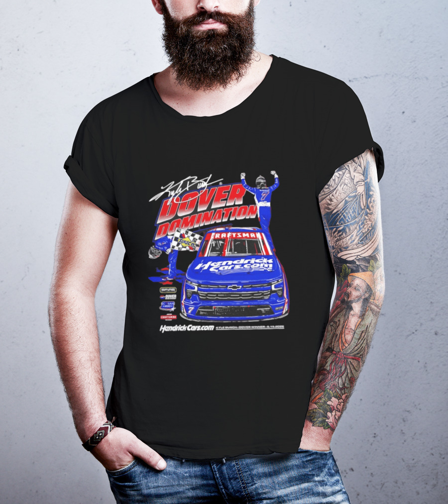 Kyle Busch Dover Domination HendrickCars.com NASCAR Craftsman Sunoco Racing T-Shirt