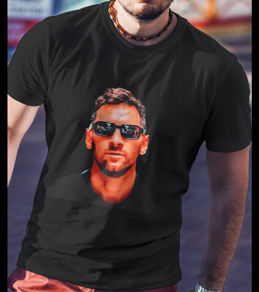 Lionel Messi Inter Miami Sunglasses Cool Soccer Star Look T-Shirt