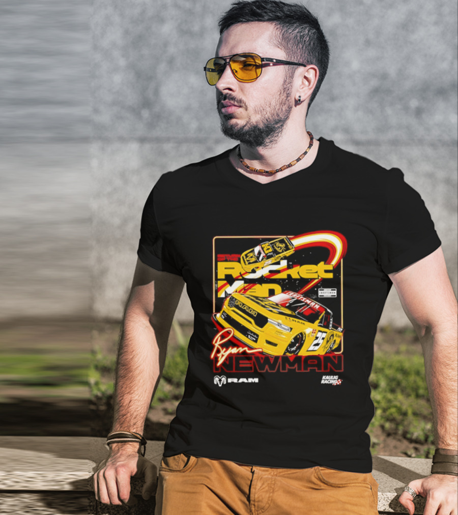 Ryan Newman Rocket Man 25 Kaulig Racing Ram NASCAR T-Shirt