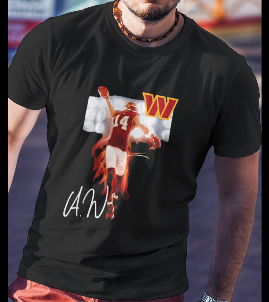Washington Commanders Antonio Williams 14 AW Football Legacy Rookie T-Shirt