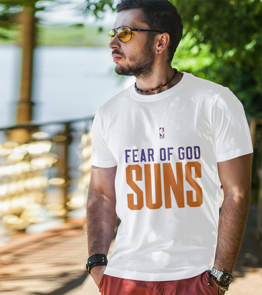 Fear Of God NBA Suns Mashup Basketball Phoenix T-Shirt