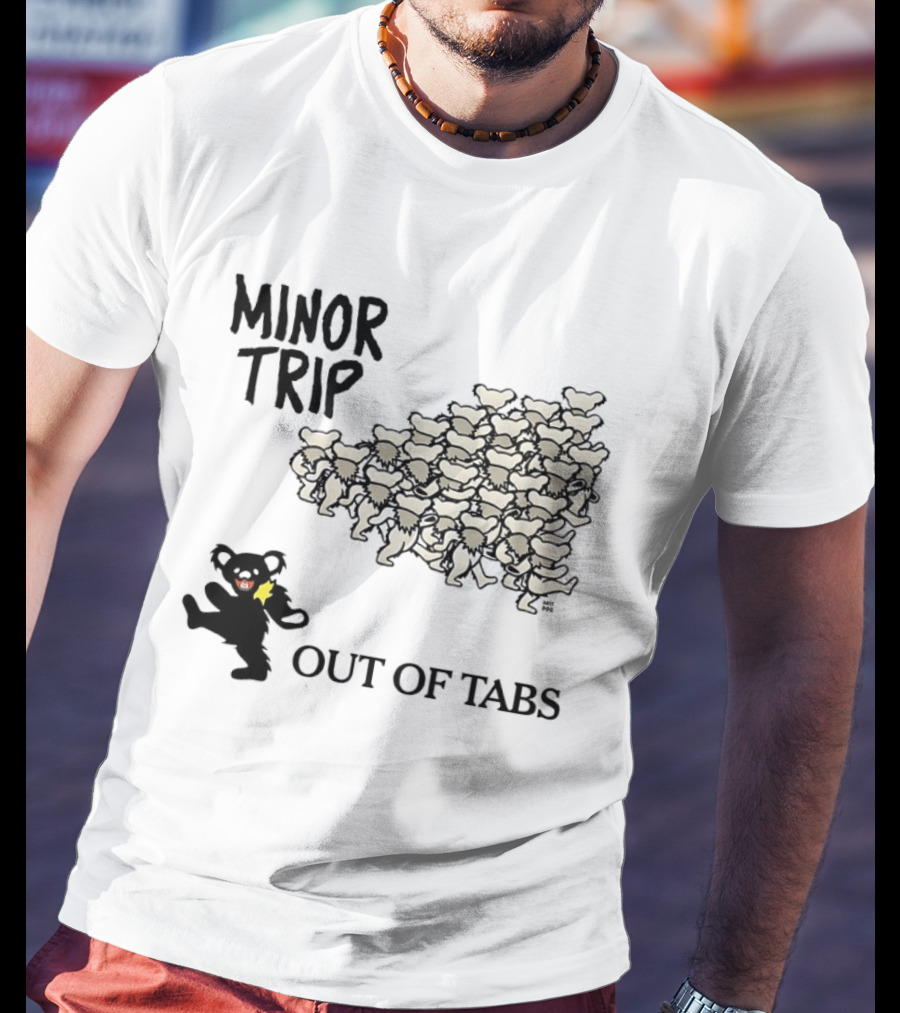 Grateful Dead Dancing Bears Minor Trip Out Of Tabs T-Shirt