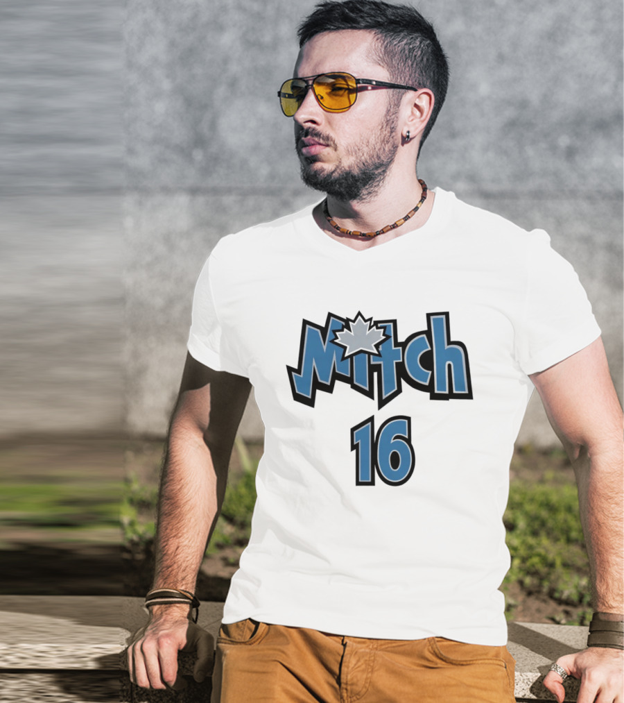 Mitch 16 Toronto Maple Leafs NHL Hockey Star T-Shirt