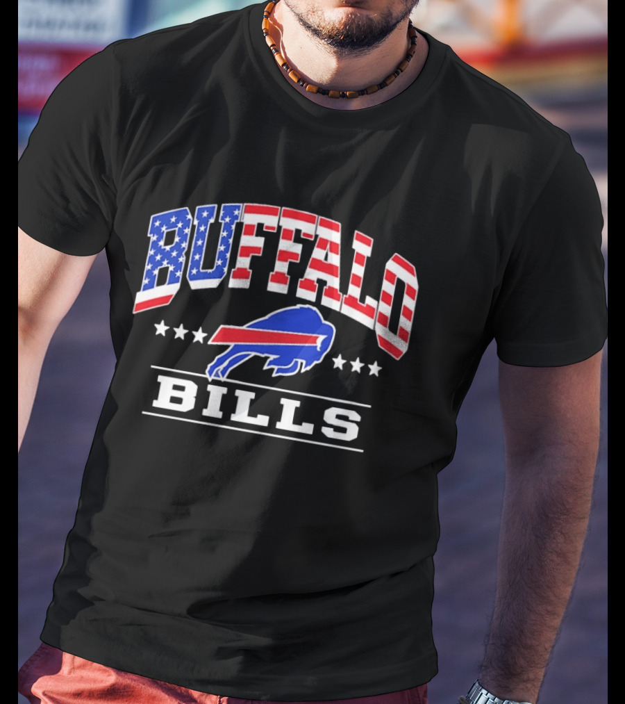 Buffalo Bills 1776 2026 American Flag 250 Years 4th Of July Celebration T-Shirt
