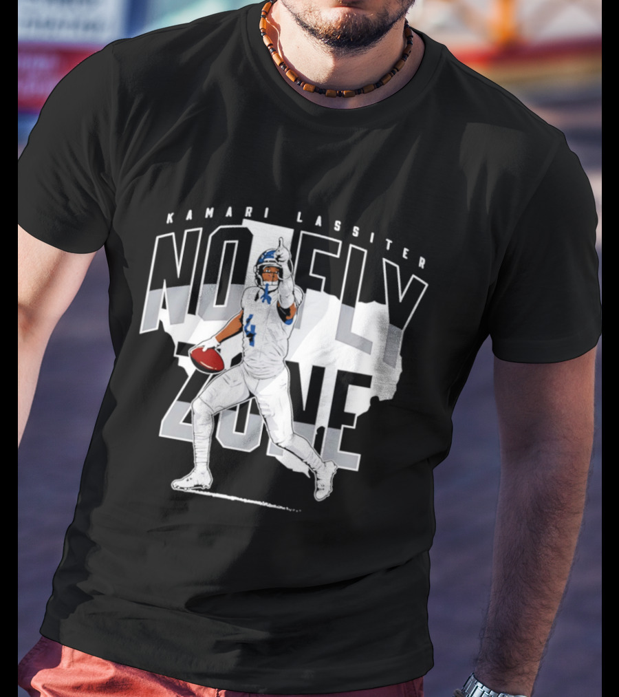 Kamari Lassiter No Fly Zone Football T-Shirt
