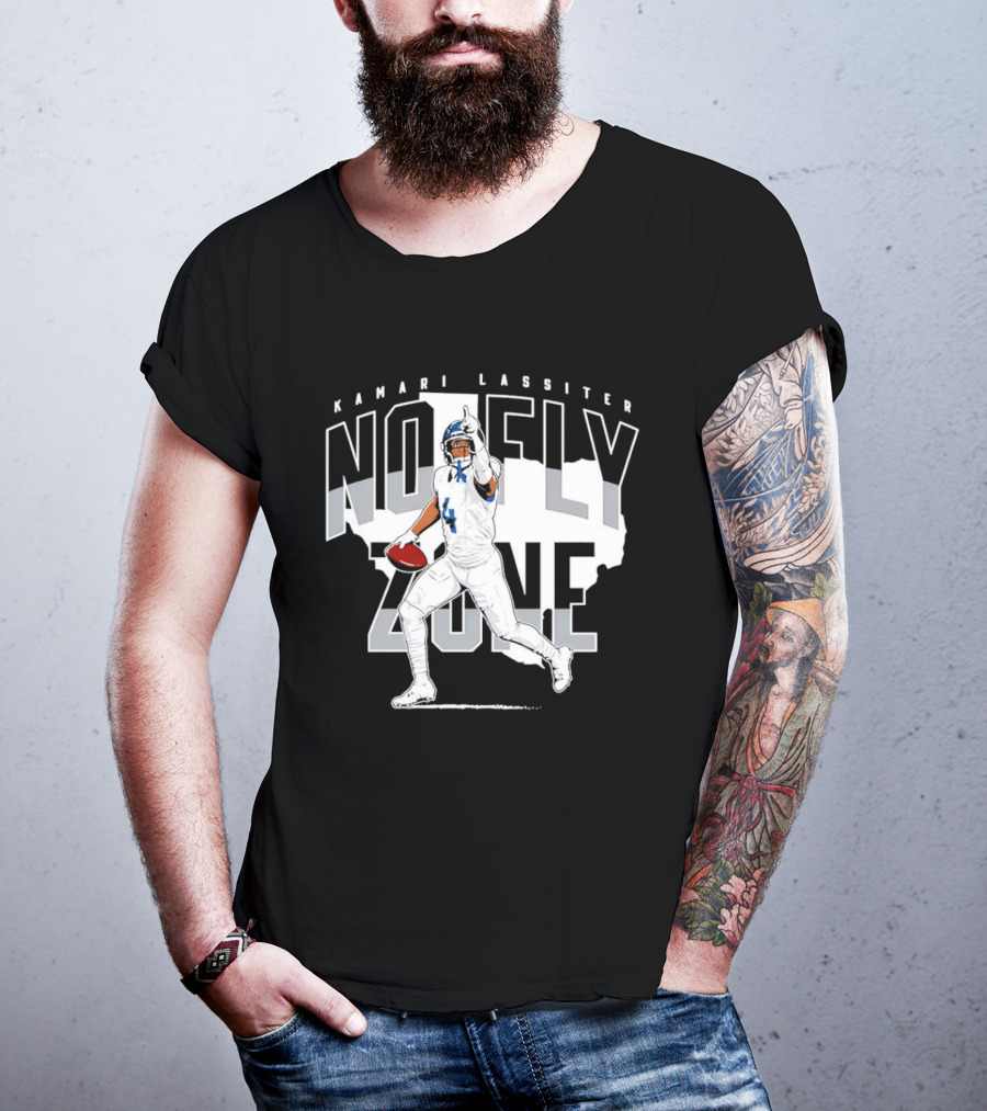 Kamari Lassiter No Fly Zone Football T-Shirt