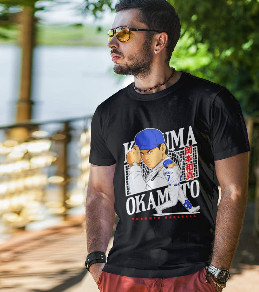 Kazuma Okamoto Toronto Baseball Anime T-Shirt