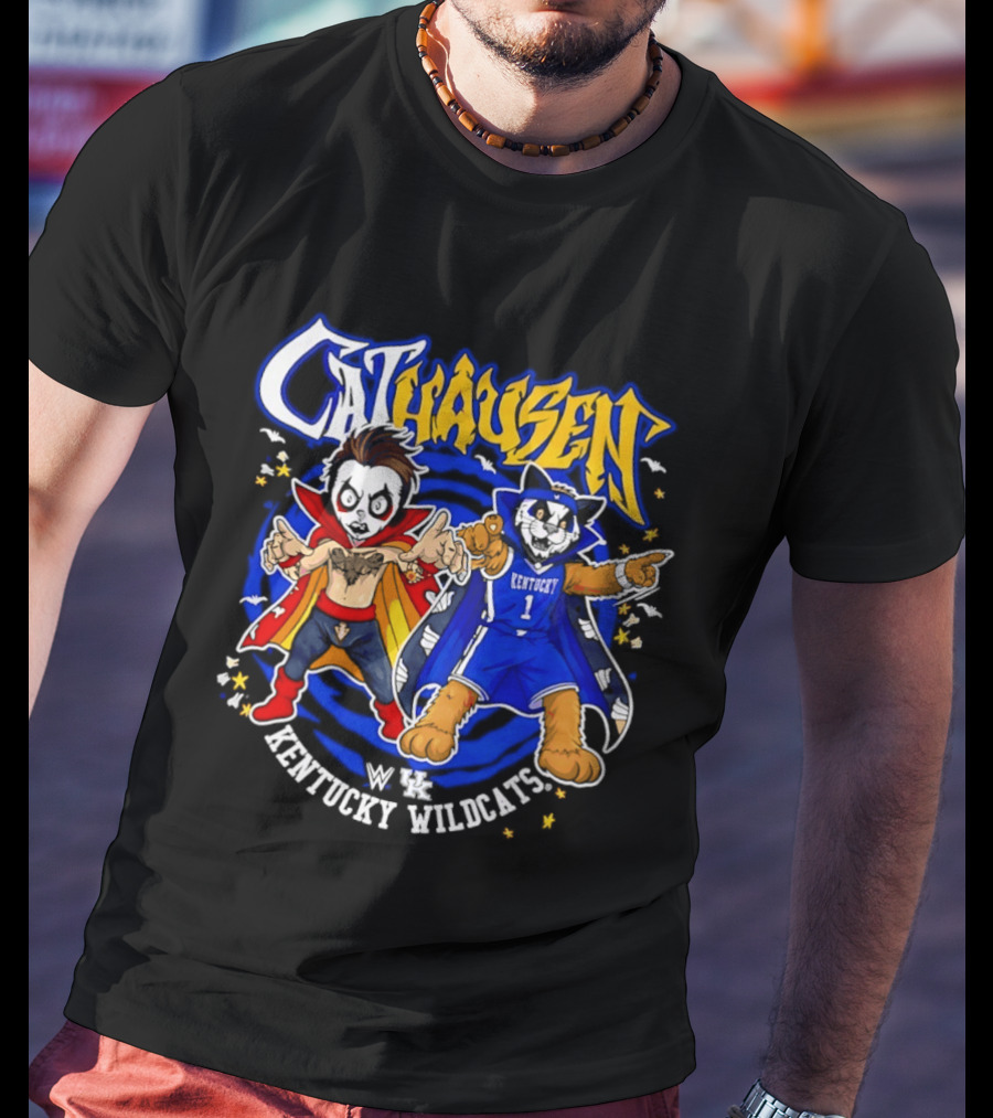 CatHausen Danhausen With Kentucky Wildcats Collaboration T-Shirt