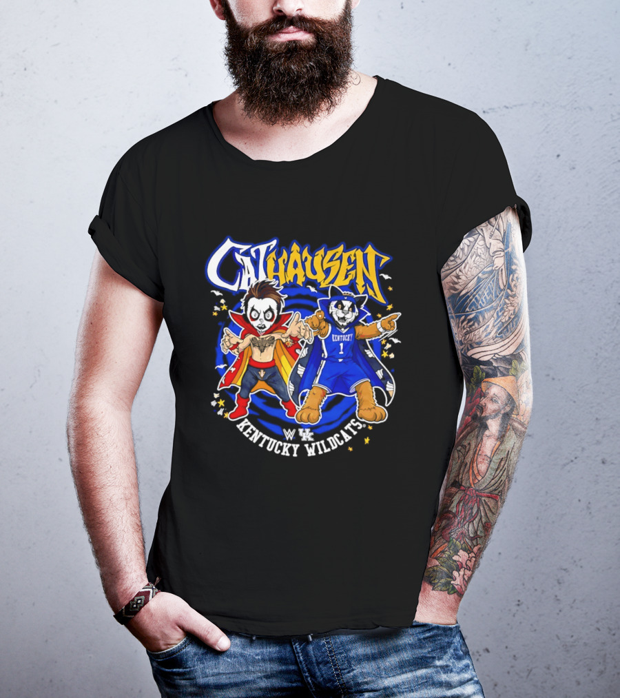CatHausen Danhausen With Kentucky Wildcats Collaboration T-Shirt
