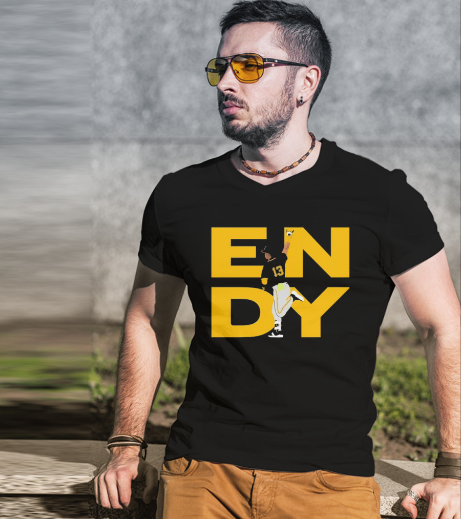 Endy Rodríguez 13 Pittsburgh Pirates Baseball T-Shirt