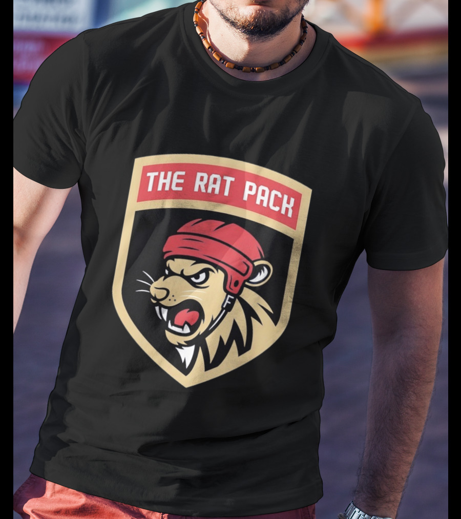 The Rat Pack Hockey Lion T-Shirt