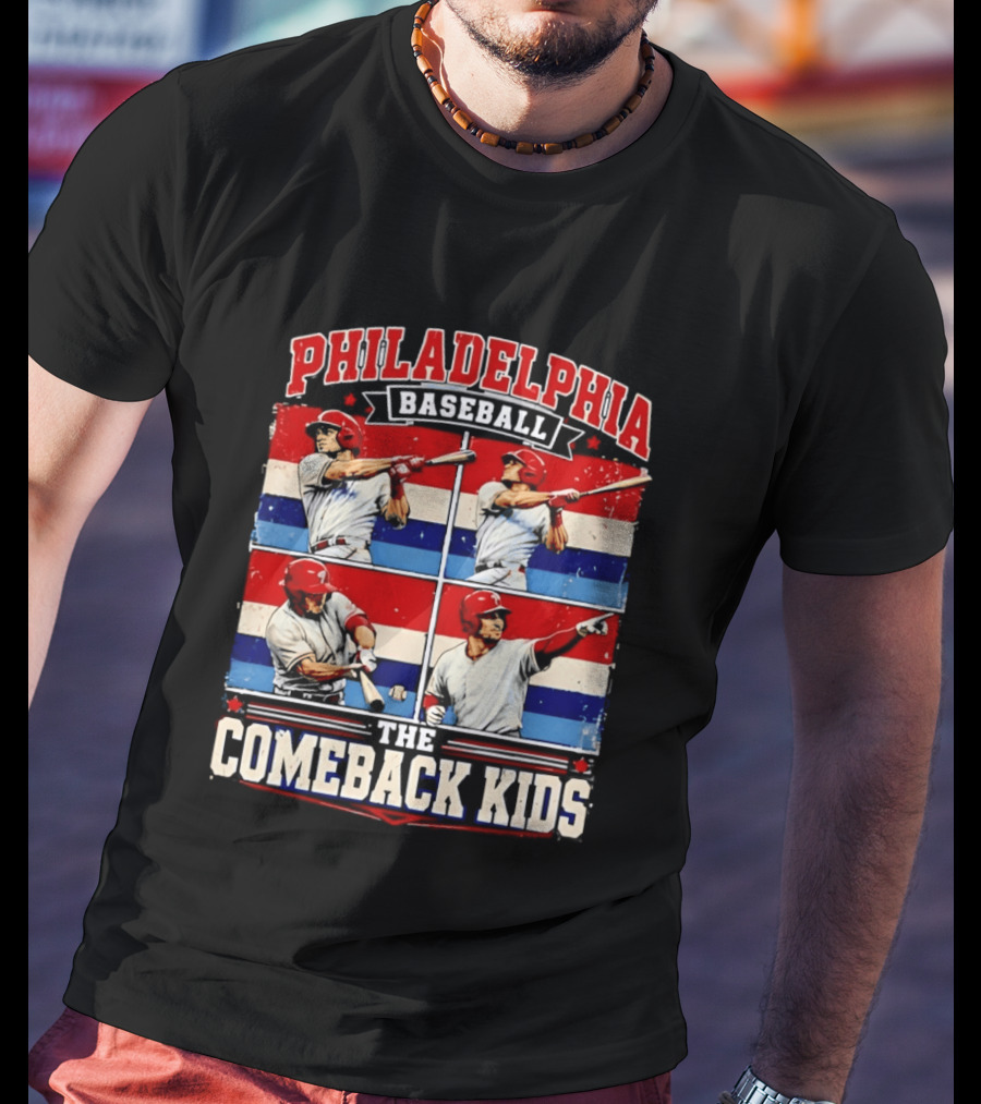 Philadelphia Baseball The Comeback Kids T-Shirt