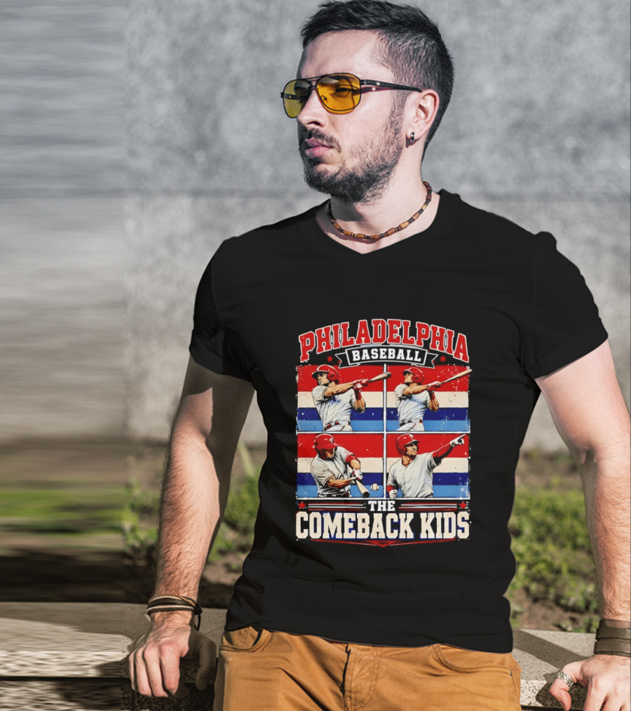 Philadelphia Baseball The Comeback Kids T-Shirt