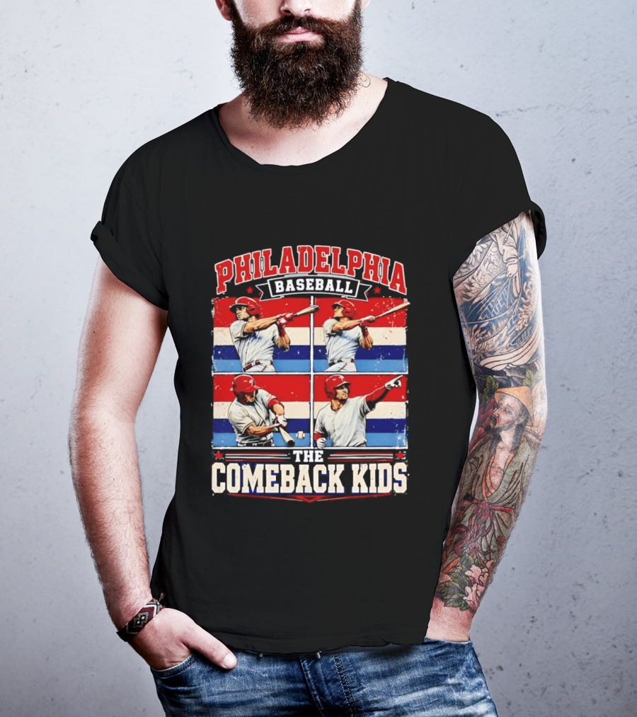 Philadelphia Baseball The Comeback Kids T-Shirt