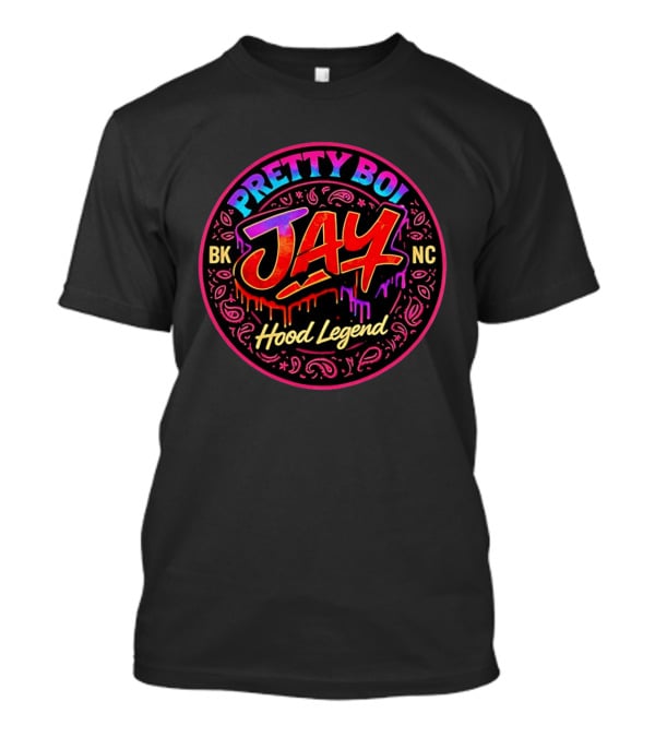Pretty Boi Jay BK NC Hood Legend Graffiti T-Shirt