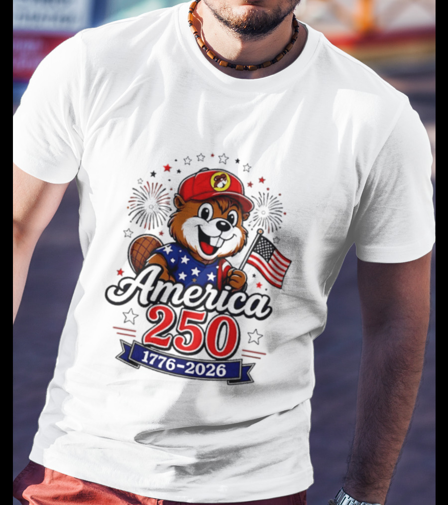 Buc Ee's 1776 2026 America 250 Years Of Freedom Celebration T-Shirt