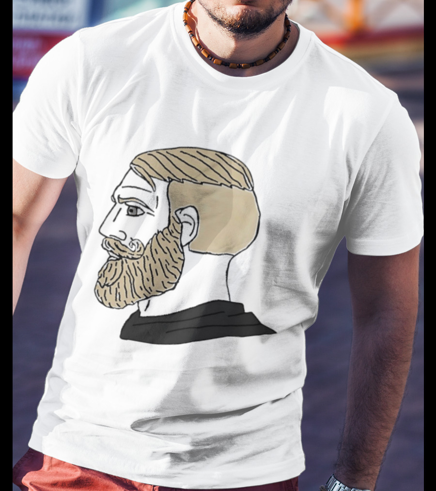 Chad Complex Gigachad Meme Alpha Male Profile T-Shirt