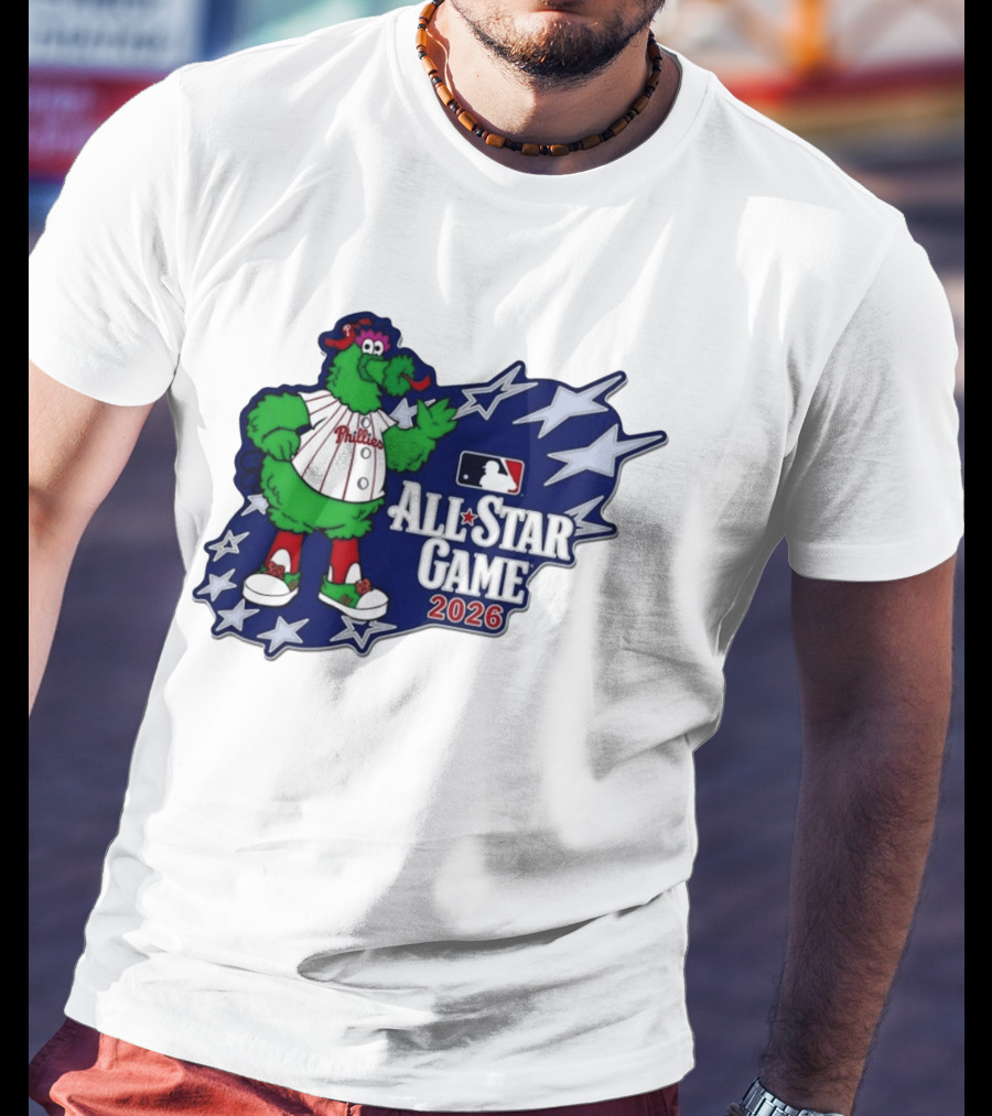 Philadelphia Phillies MLB All Star Game 2026 Phanatic Stars T-Shirt