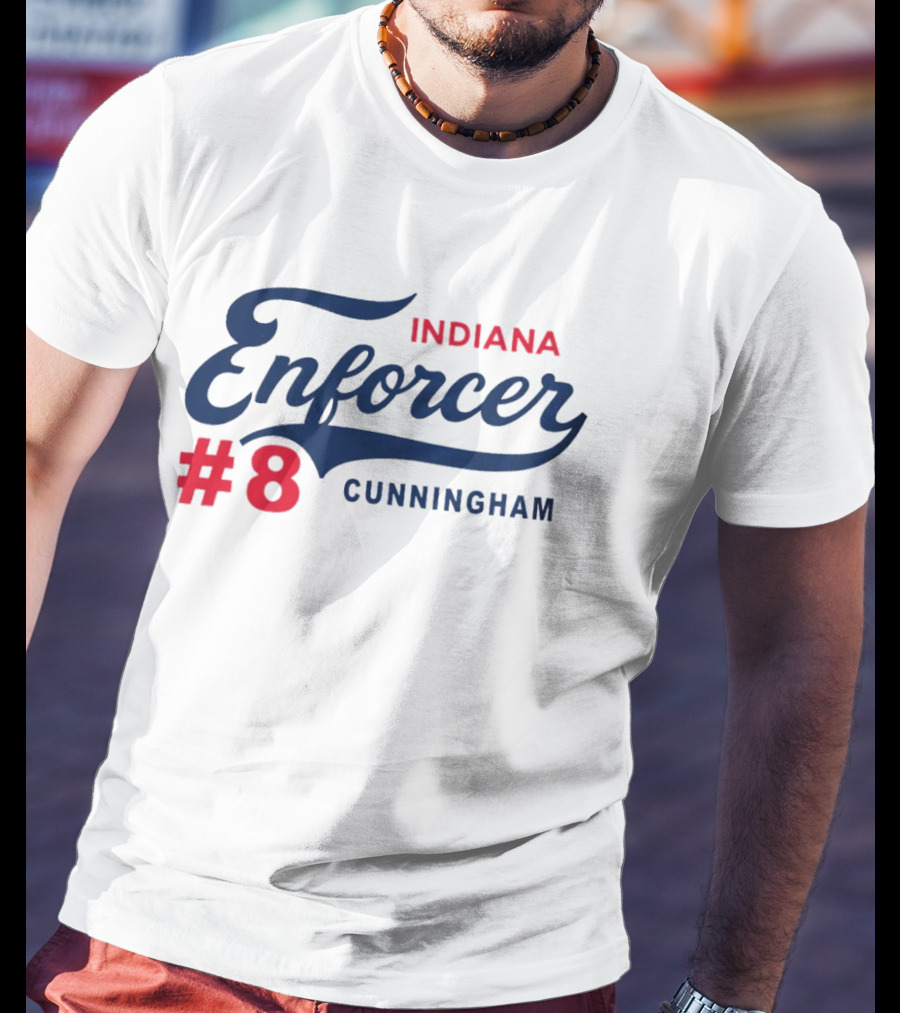 Sophie Cunningham Indiana Enforcer #8 Cunningham Indiana Basketball T-Shirt