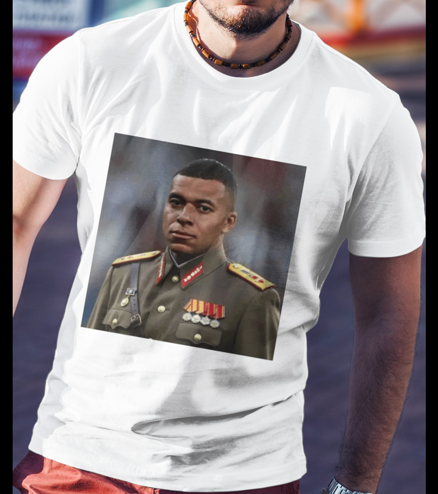 Kylian Mbappe Military Uniform Real Madrid Dictator T-Shirt