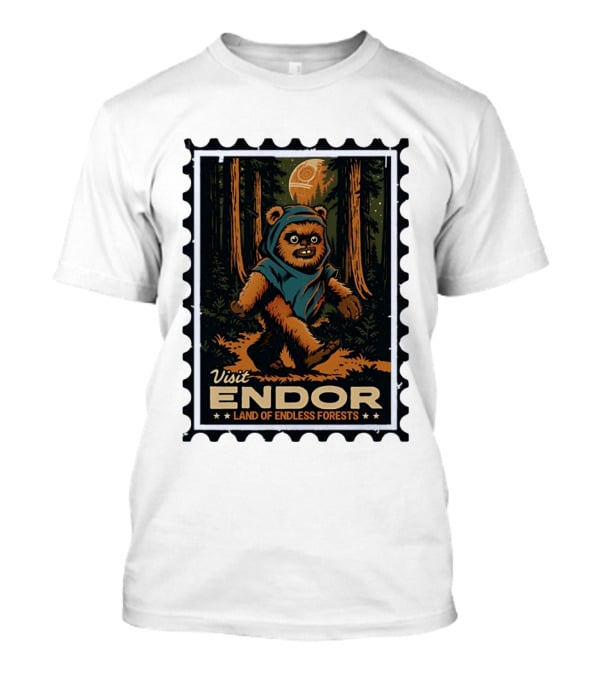 Visit Endor Land Of Endless Forests Ewok Moonlit Adventure T-Shirt