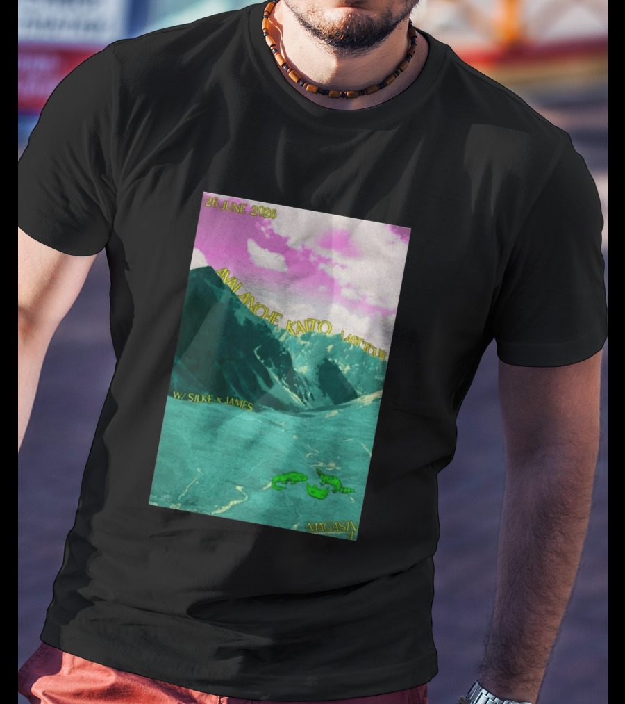 Avalanche Kaito Last Tour 26 June 2026 Magasin 4 Brussels With Silke And James T-Shirt