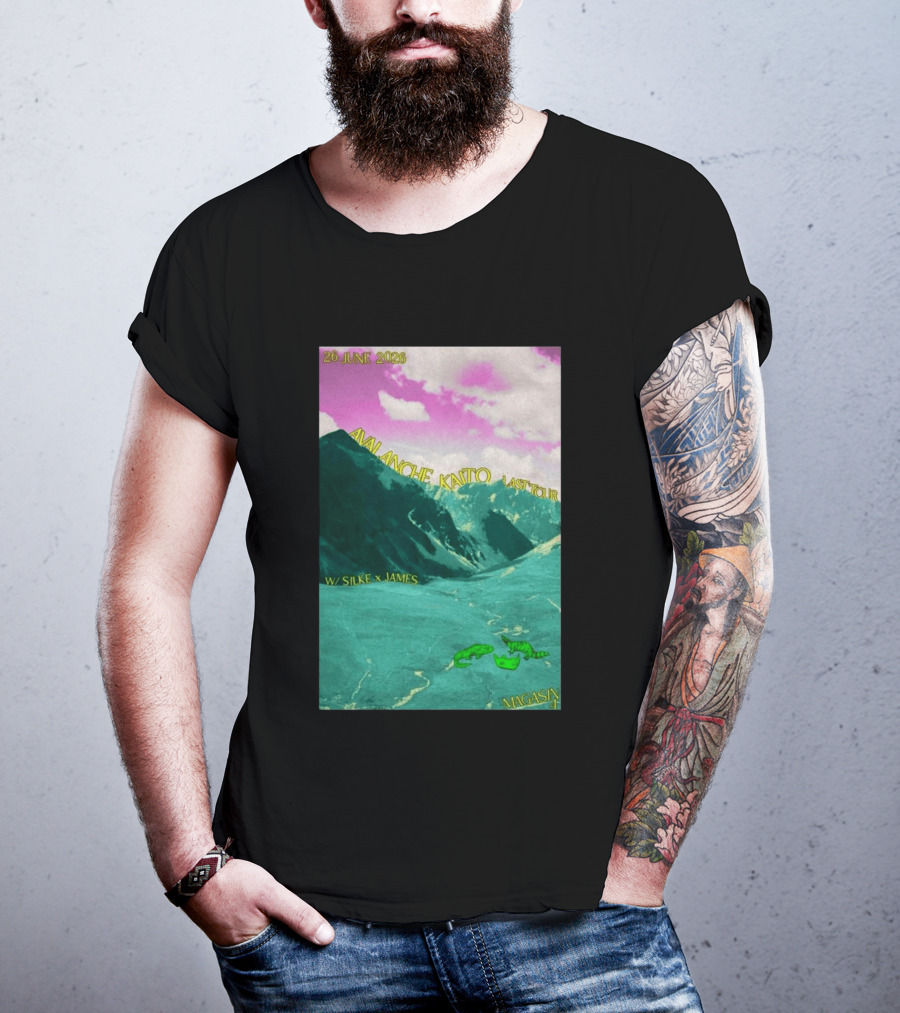 Avalanche Kaito Last Tour 26 June 2026 Magasin 4 Brussels With Silke And James T-Shirt