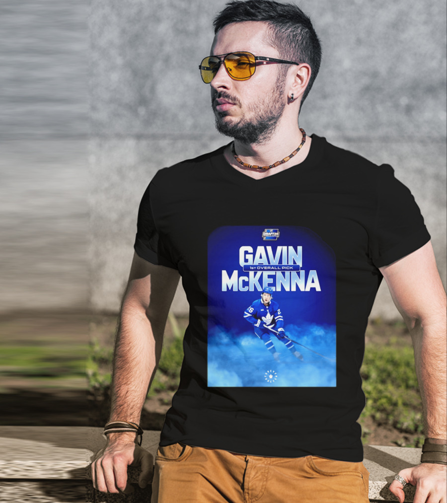 Gavin McKenna 1st Overall Pick 2026 NHL Draft Toronto Maple Leafs T-Shirt