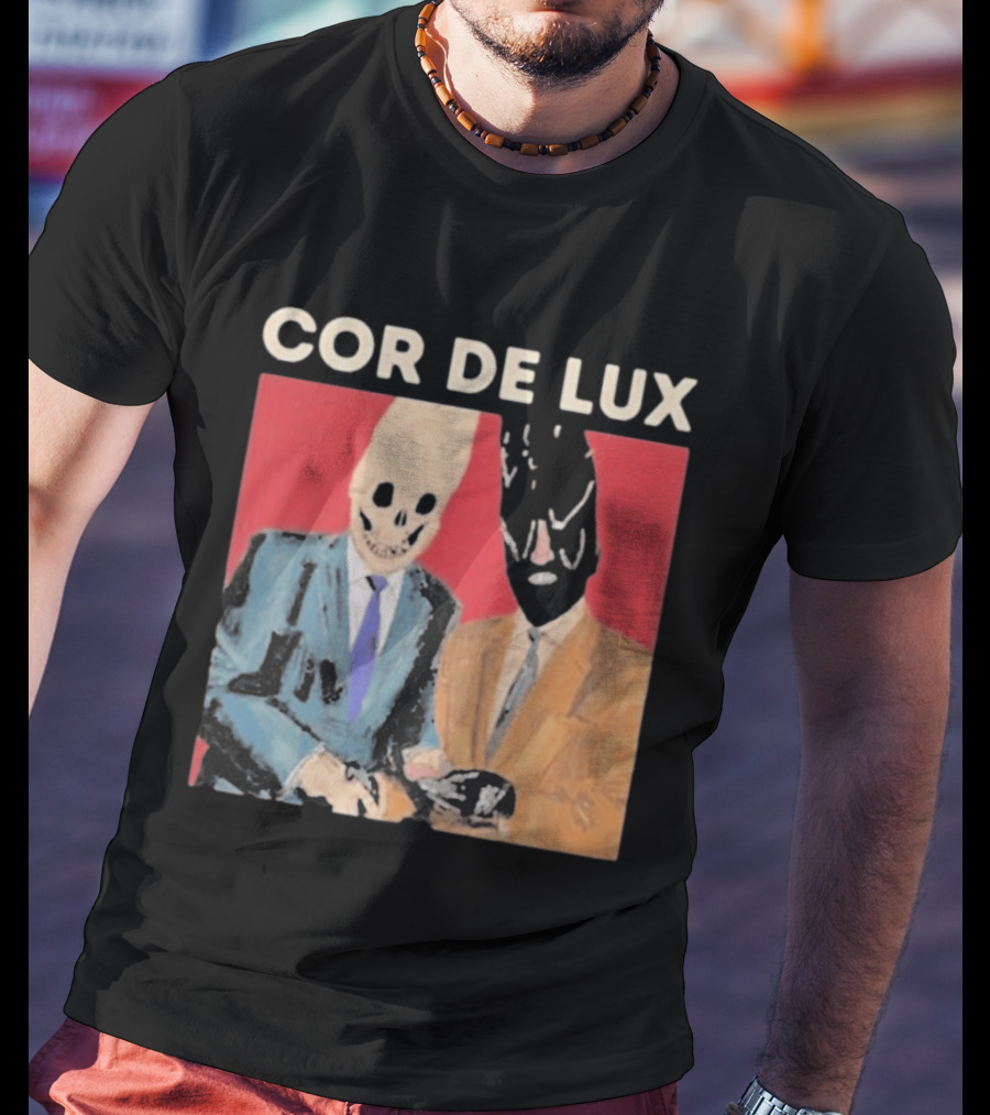 COR DE LUX Surreal Suited Figures T-Shirt