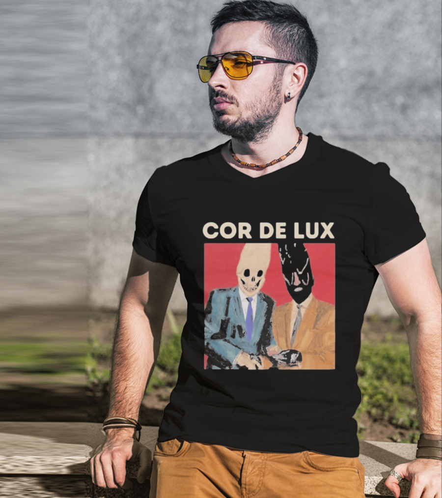 COR DE LUX Surreal Suited Figures T-Shirt