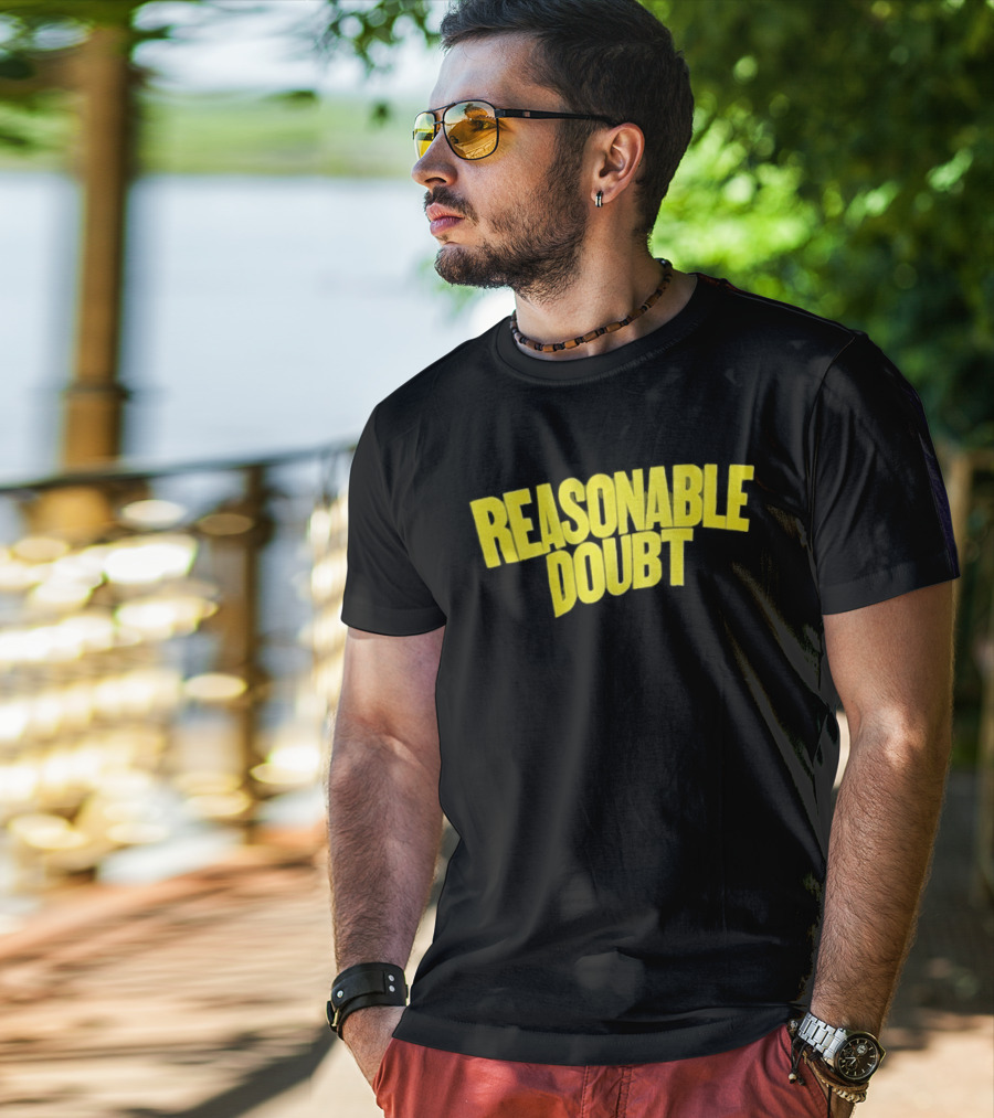 Reasonable Doubt Jay Z Hip Hop Rap Album Classic Bold Yellow T-Shirt