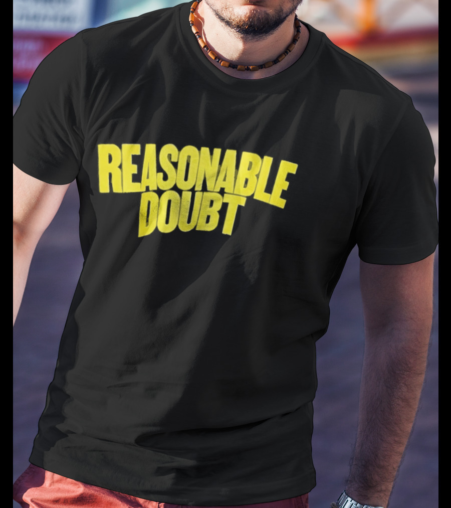 Reasonable Doubt Jay Z Hip Hop Rap Album Classic Bold Yellow T-Shirt