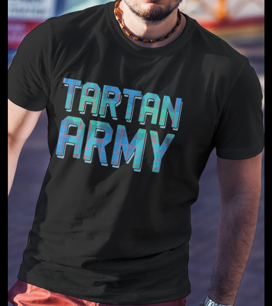 Tartan Army Scotland National Football Team Supporters T-Shirt