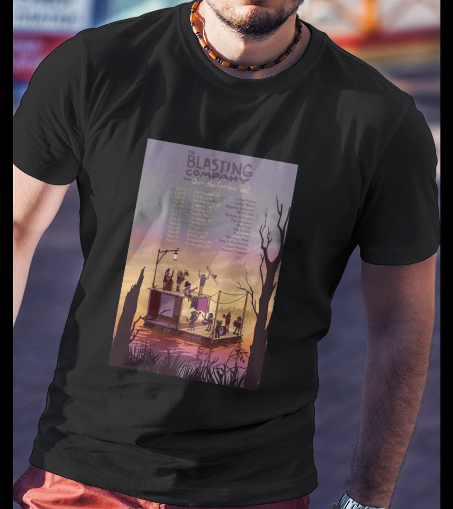 The Blasting Company Plays Over The Garden Wall Tour Dates 2026 Concert Locations T-Shirt