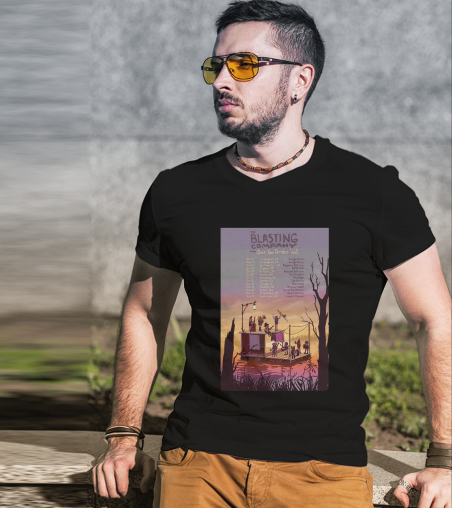 The Blasting Company Plays Over The Garden Wall Tour Dates 2026 Concert Locations T-Shirt