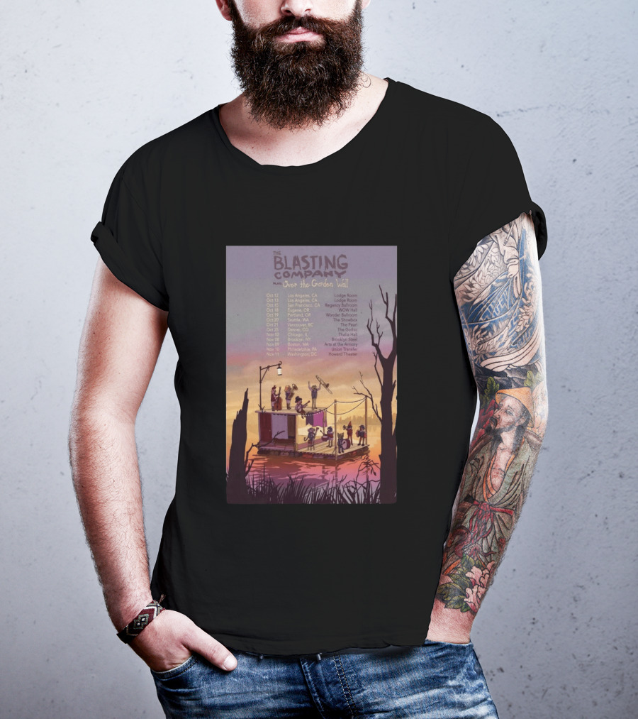 The Blasting Company Plays Over The Garden Wall Tour Dates 2026 Concert Locations T-Shirt