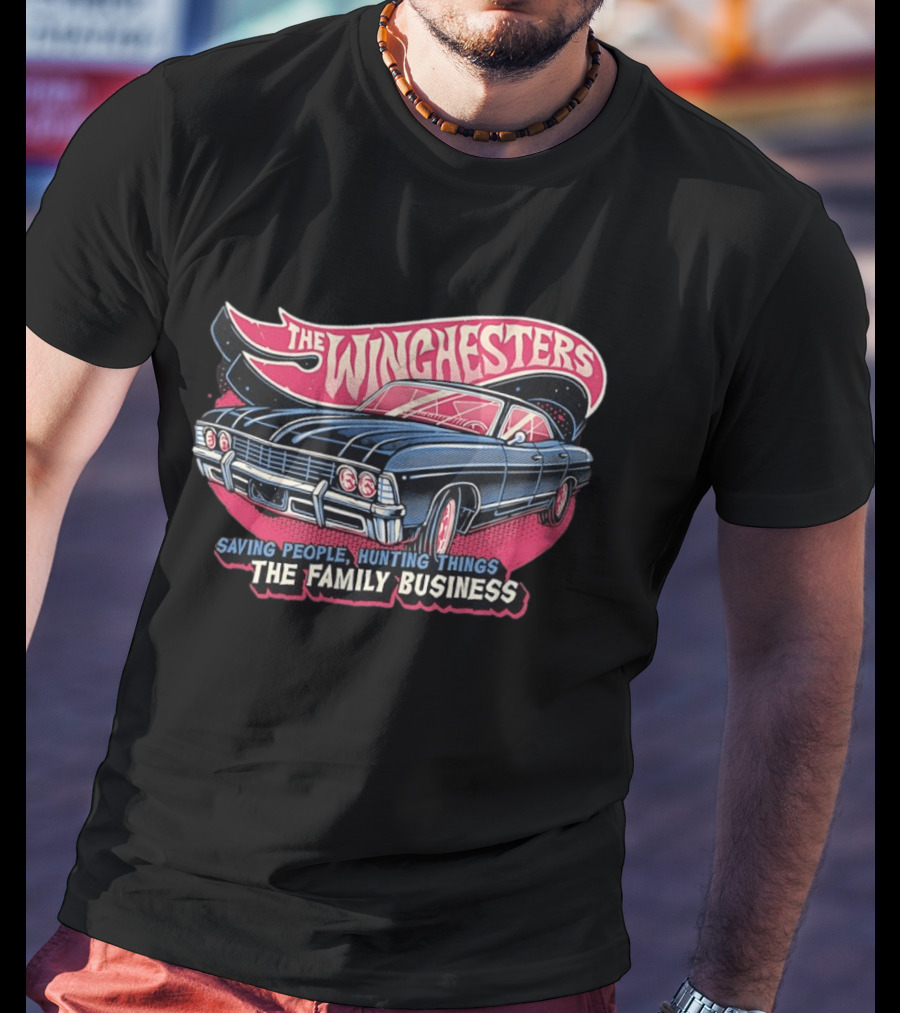 The Winchesters Impala Saving People Hunting Things Family Business T-Shirt