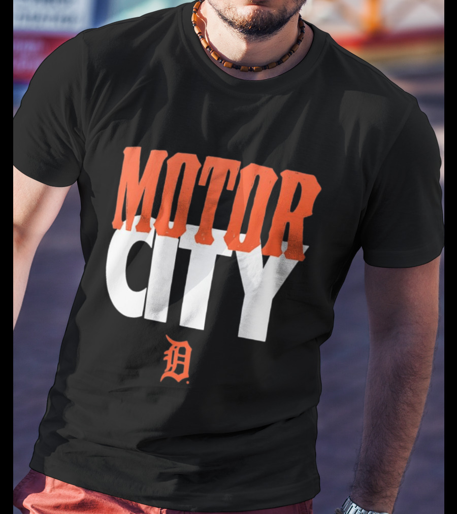 Detroit Tigers Motor City MLB Baseball Team Fan Gear T-Shirt