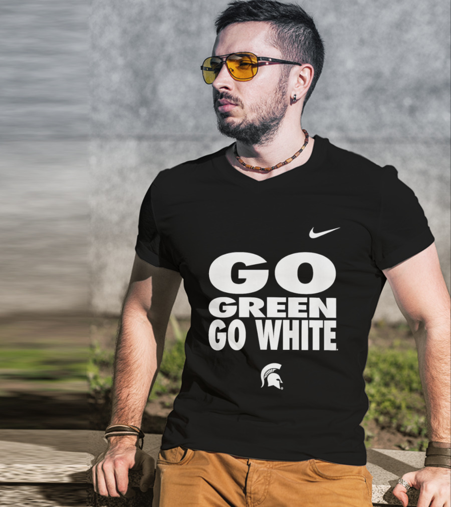 Nike Michigan State Spartans Go Green Go White T-Shirt
