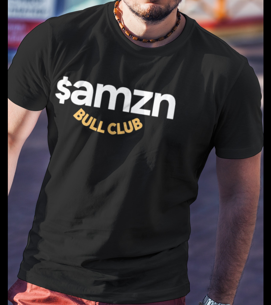 $Amzn Bull Club Amazon Stock Market Investing Traders T-Shirt