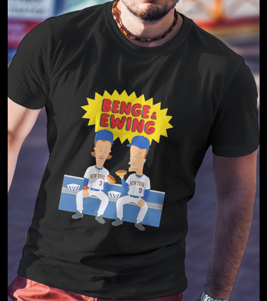 Benge & Ewing New York Mets Beavis And Butt Head T-Shirt