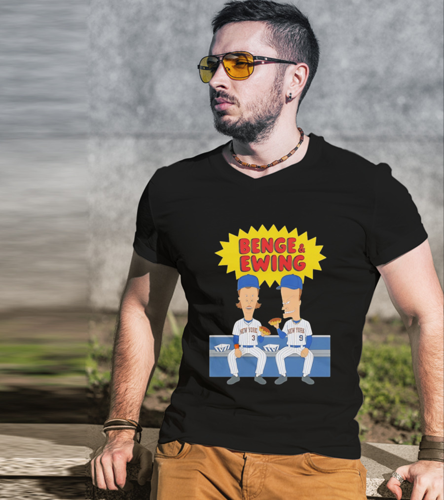 Benge & Ewing New York Mets Beavis And Butt Head T-Shirt